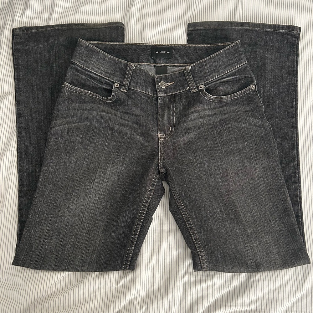 Faded Black Denim Jeans
